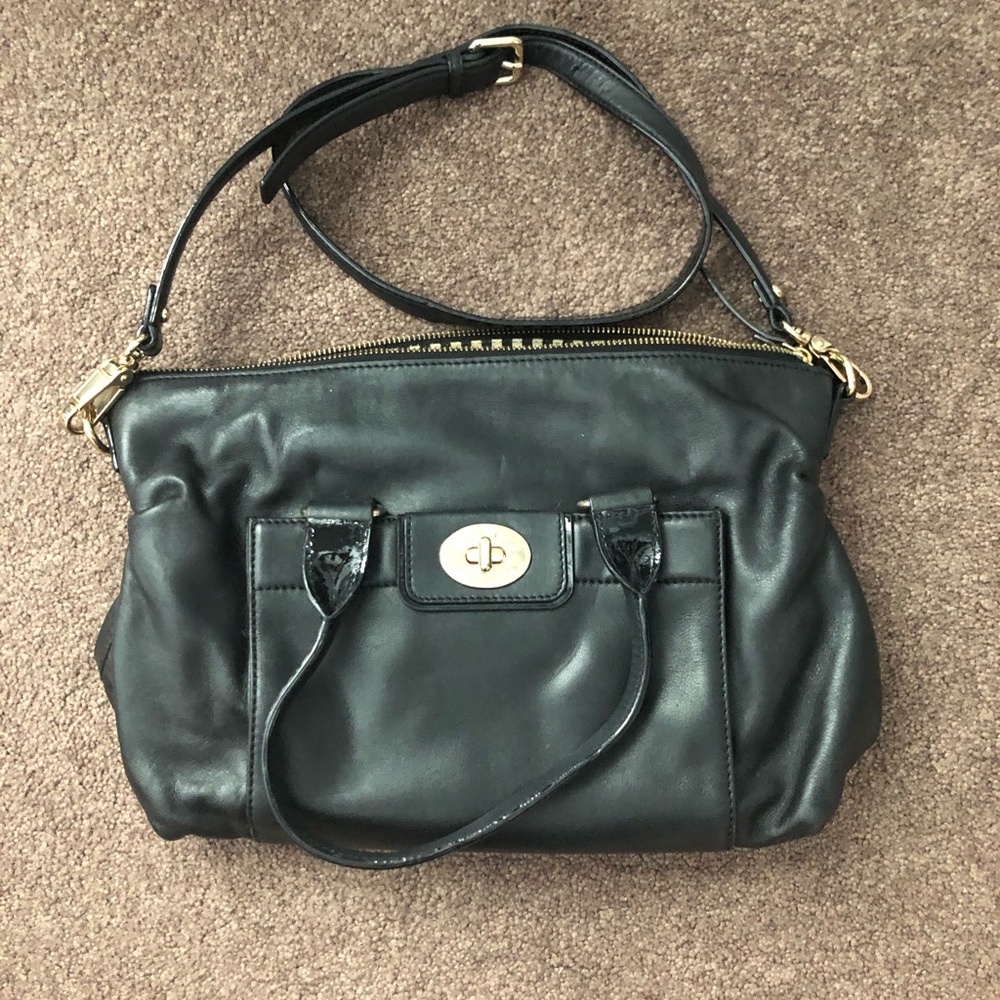 Kate Spade, soft real leather, Satchel, strap